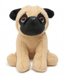 Obrázek z Pes Mops sedící plyš 20cm  